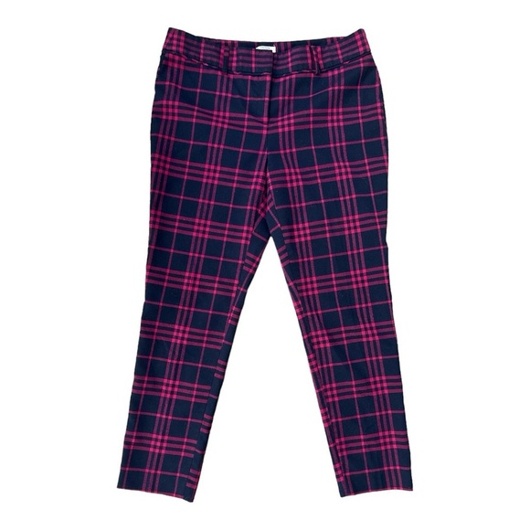 CROWN & IVY Plaid Pants - Picture 1 of 8